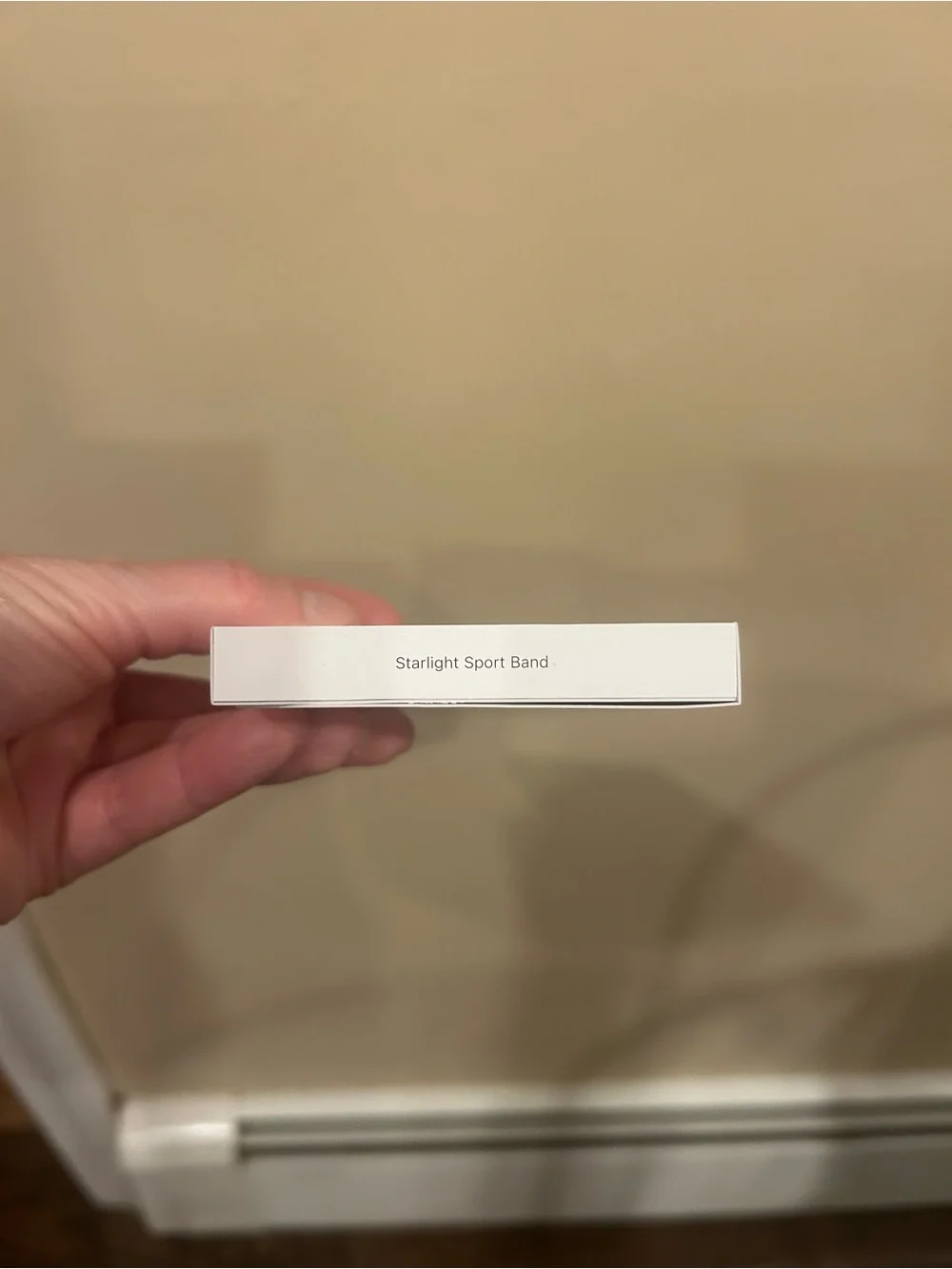 Apple Watch Sport Band - Stone/Cream Sleeve